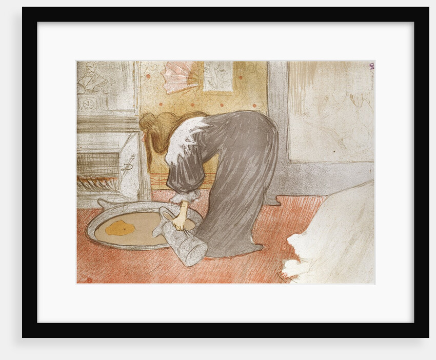 Woman with Washtub by Henri de Toulouse-Lautrec