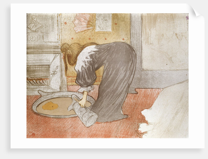 Woman with Washtub by Henri de Toulouse-Lautrec