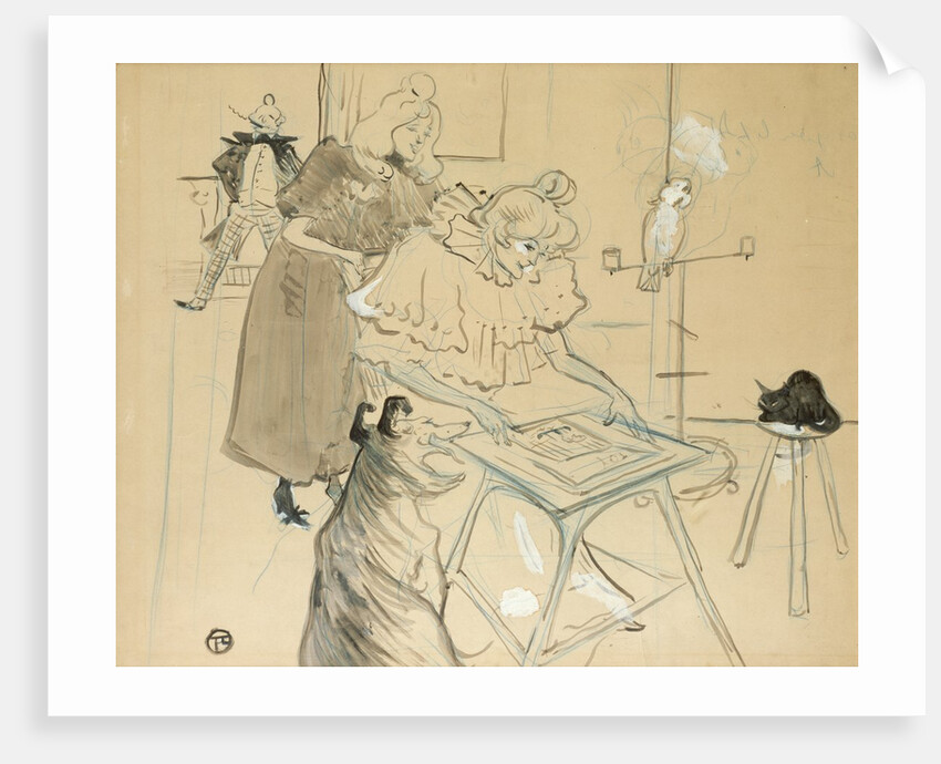 Le Motographe (Melle. Margouin) by Henri de Toulouse-Lautrec