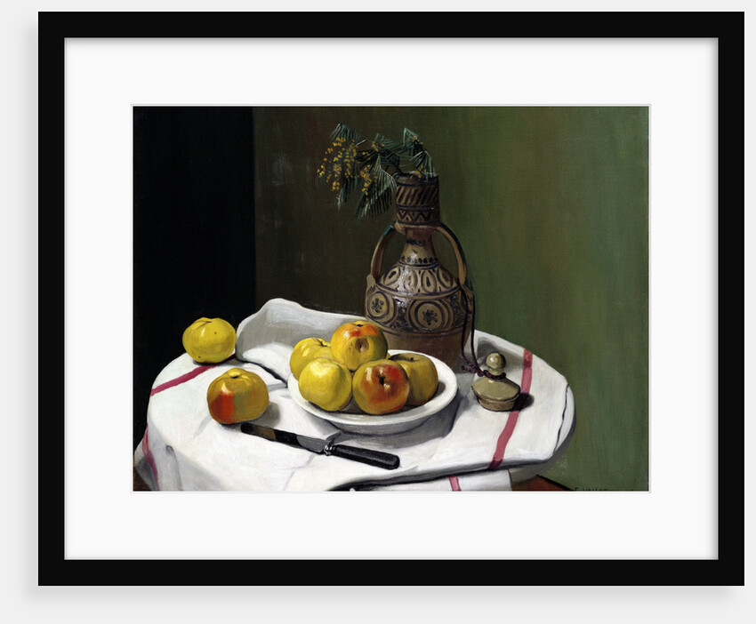 Apples and a Moroccan Vase by Felix Vallotton