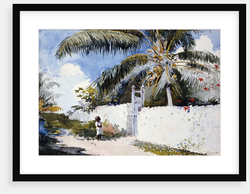 A Garden in Nassau by Winslow Homer