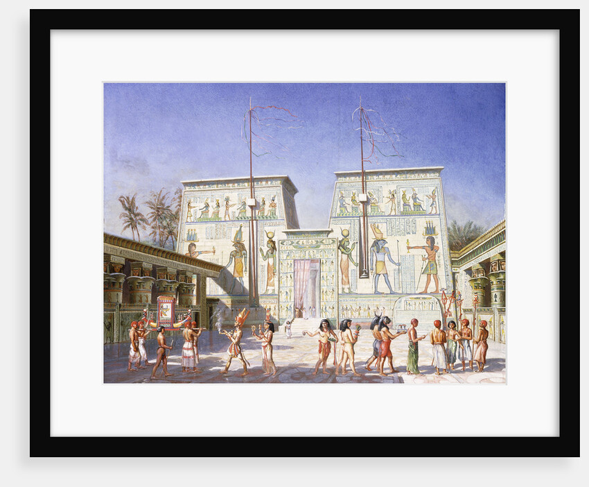 The Temple at Philae by Henry Hardinge Cunynghame