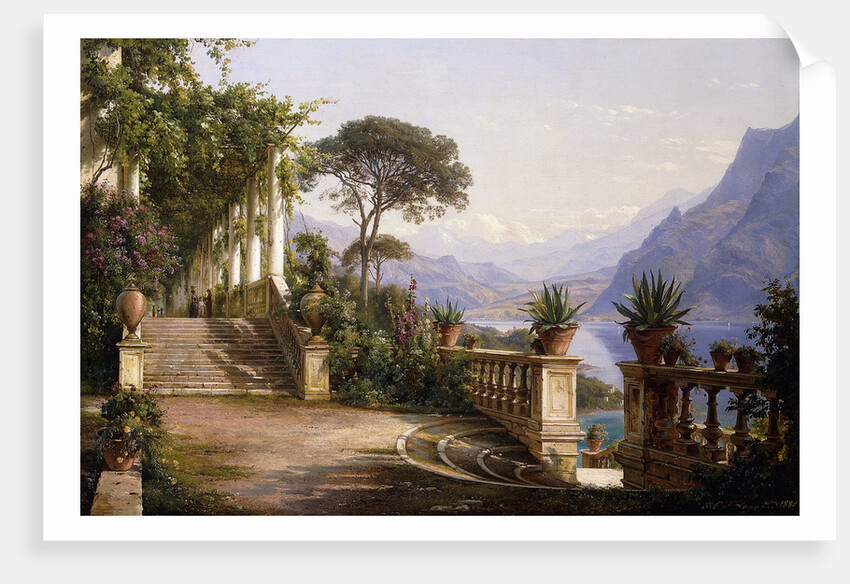 Loggia Fra Como by Carl Frederic Aagaard