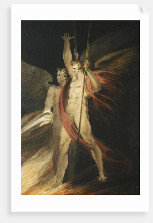 Satan Exulting by Richard Westall