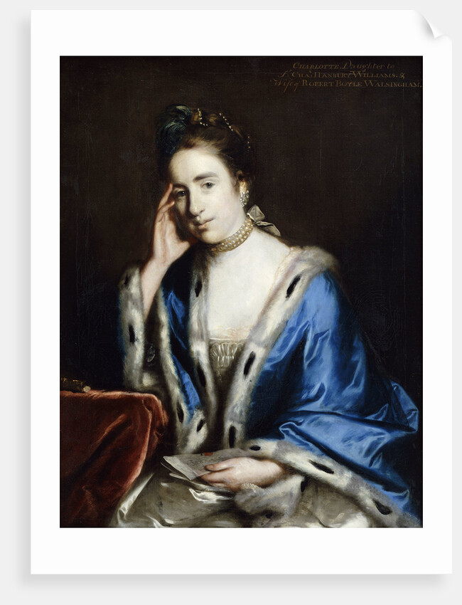 Portrait of Charlotte Walsingham by Joshua Reynolds