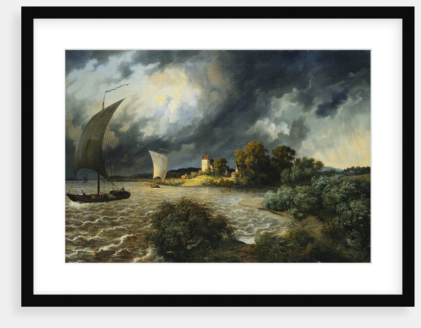 The Approaching Storm by Ernst Ferdinand Oehme