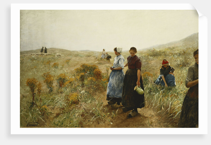 In the Fields by Olof August Andreas Jernberg