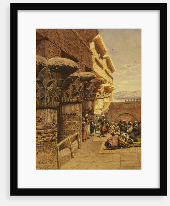 Musicians at Philae by Carl Friedrich Heinrich Werner