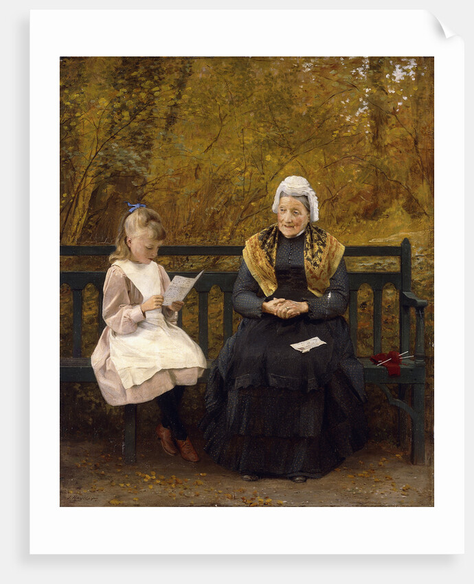 Reading for Grandmother by James Hayllar