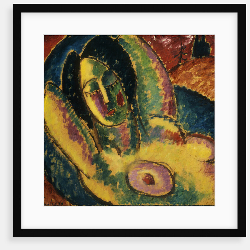 Sleeping by Alexej Jawlensky