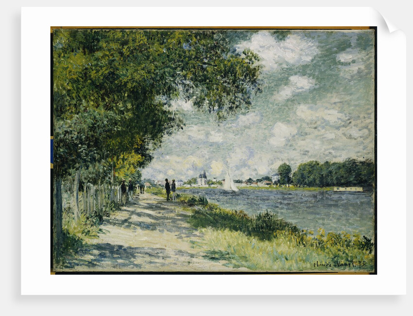 The Seine at Argenteuil by Claude Monet