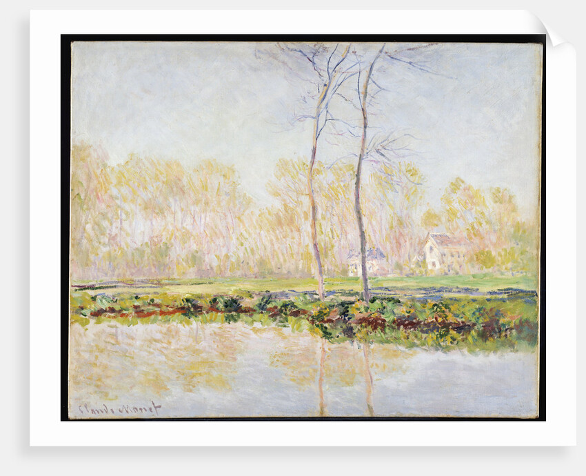 The Banks of the River Epte at Giverny by Claude Monet