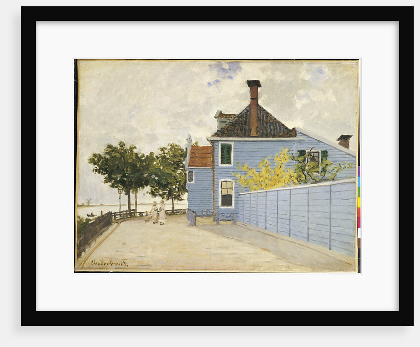 The Blue House, Zaandam by Claude Monet
