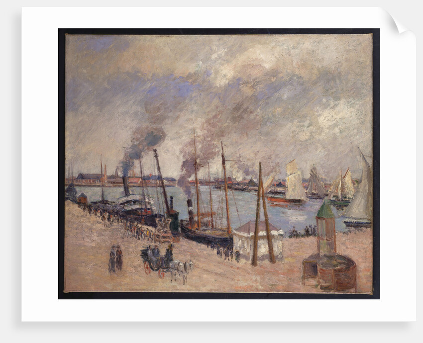 The Port at Le Havre by Camillle Pissarro