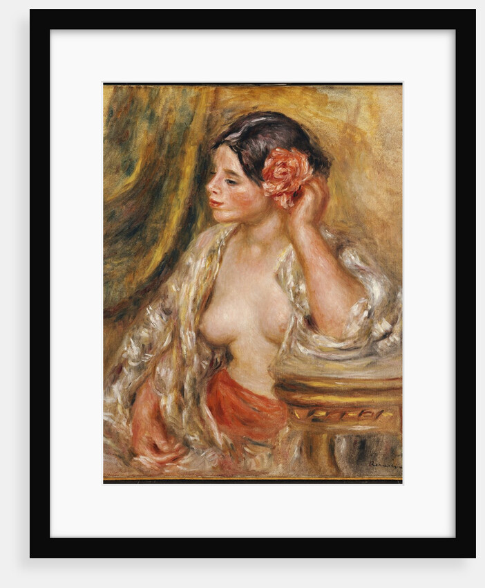 Gabrielle a sa Coiffure by Pierre-Auguste Renoir