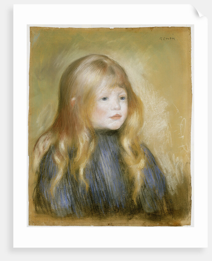 The Head of a Child by Pierre-Auguste Renoir
