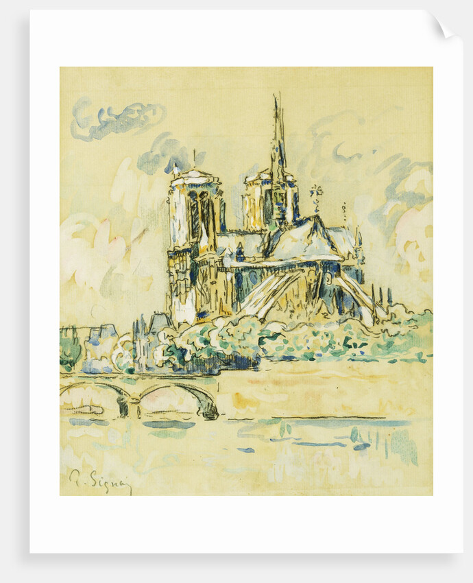 Notre Dame by Paul Signac