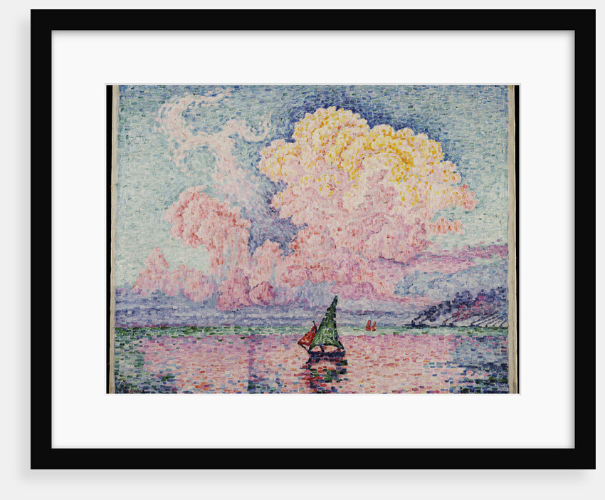 Pink Clouds, Antibes by Paul Signac