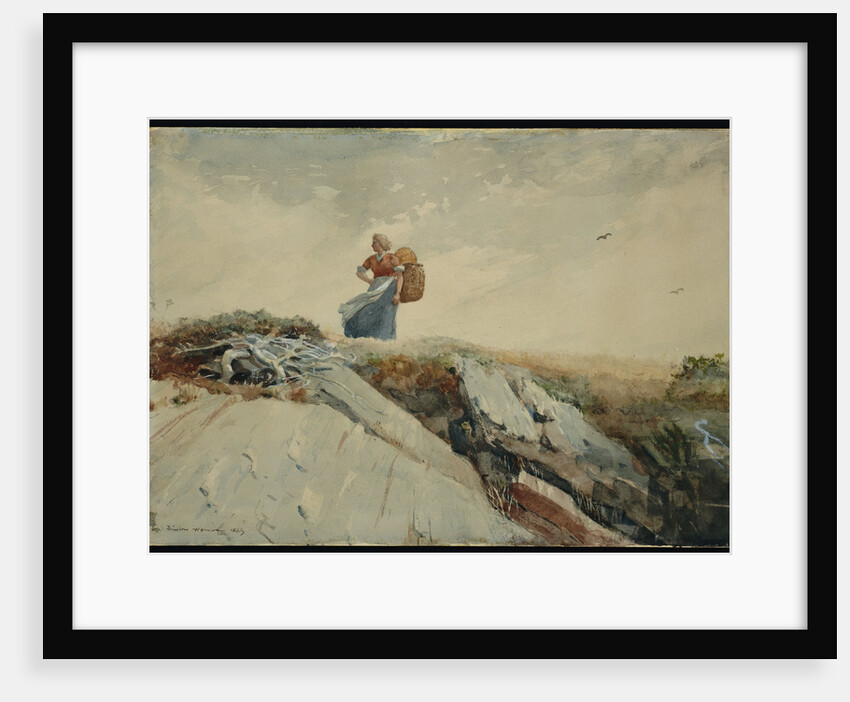 Down the Cliff by Winslow Homer