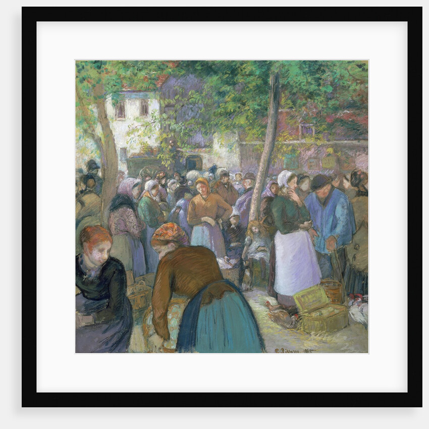 Poultry Market at Gisors by Camille Pissarro