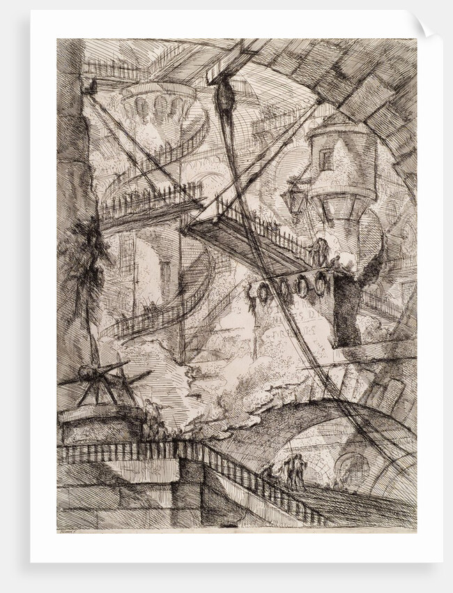 The Drawbridge by Giovanni Battista Piranesi