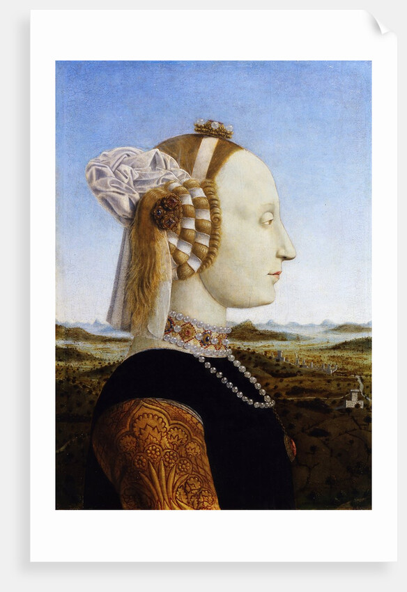 Portrait of the Duchess of Urbino, Battista Sforza by Piero della Francesca