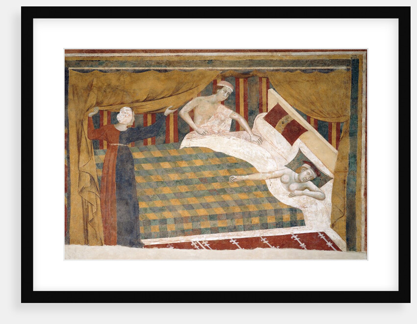 Married Couple Retires to Their Bed by Memmo di Filippuccio