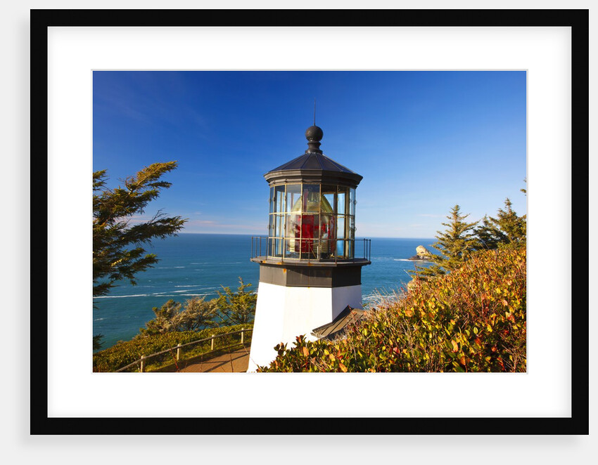 Cape Meares Lighthouse, from Cape Meares, Oregon, USA by Anonymous