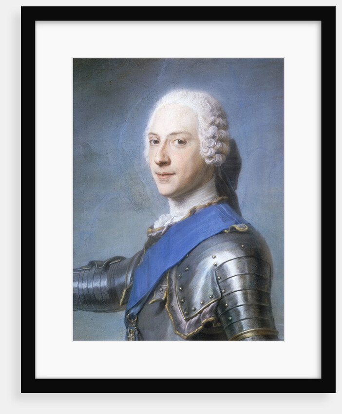 Portrait of Prince Charles Edward Stuart by Maurice-Quentin de La Tour