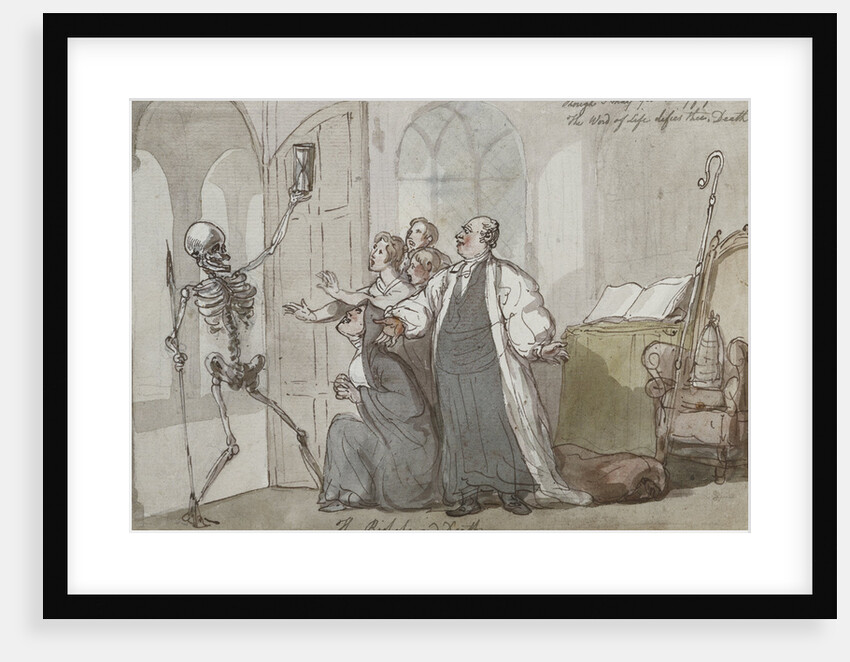 The Bishop and Death by Thomas Rowlandson