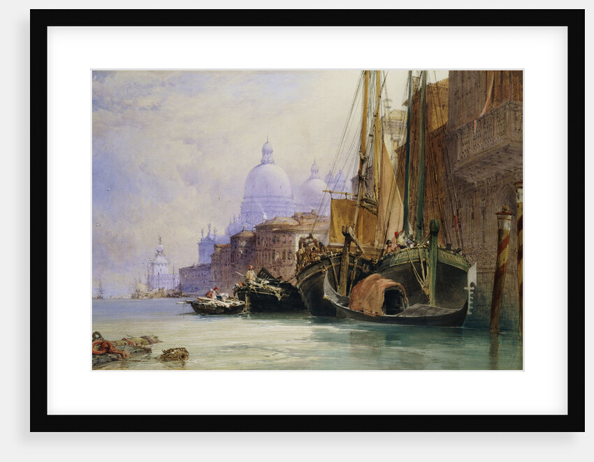Santa Maria della Salute and the Grand Canal, Venice by William Callow