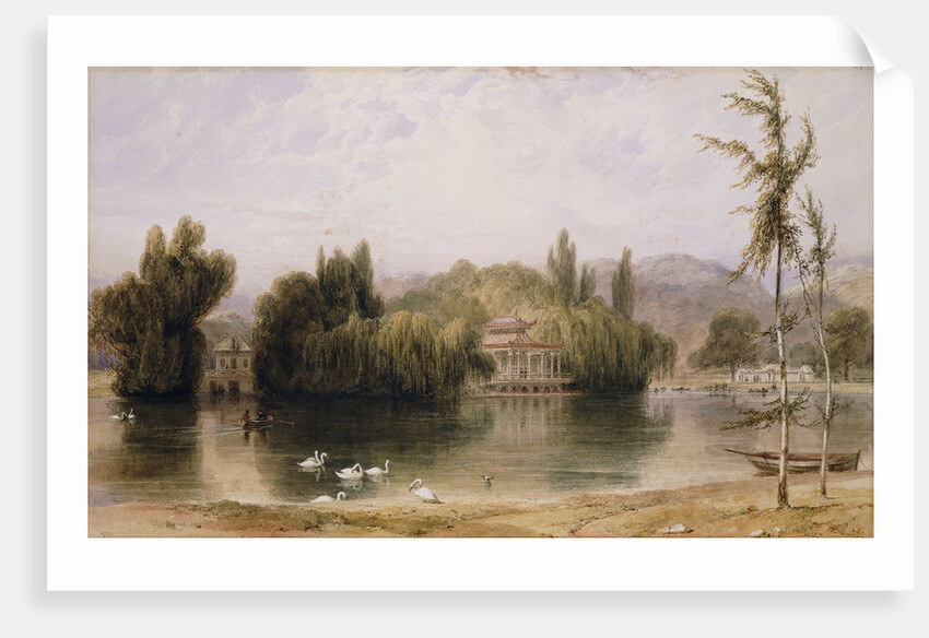 Scene on the Virginia Water by William Daniell