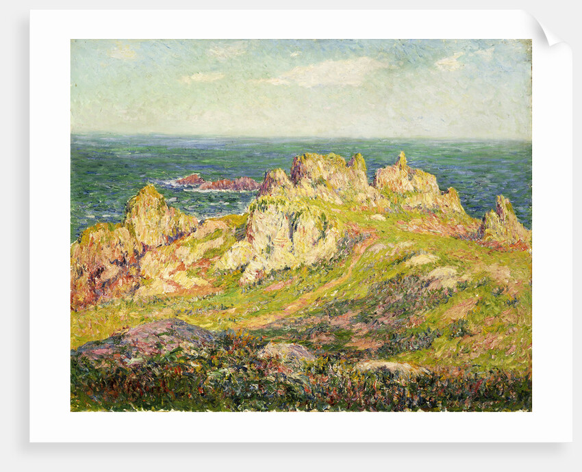 Rocks by the Sea by Henry Moret