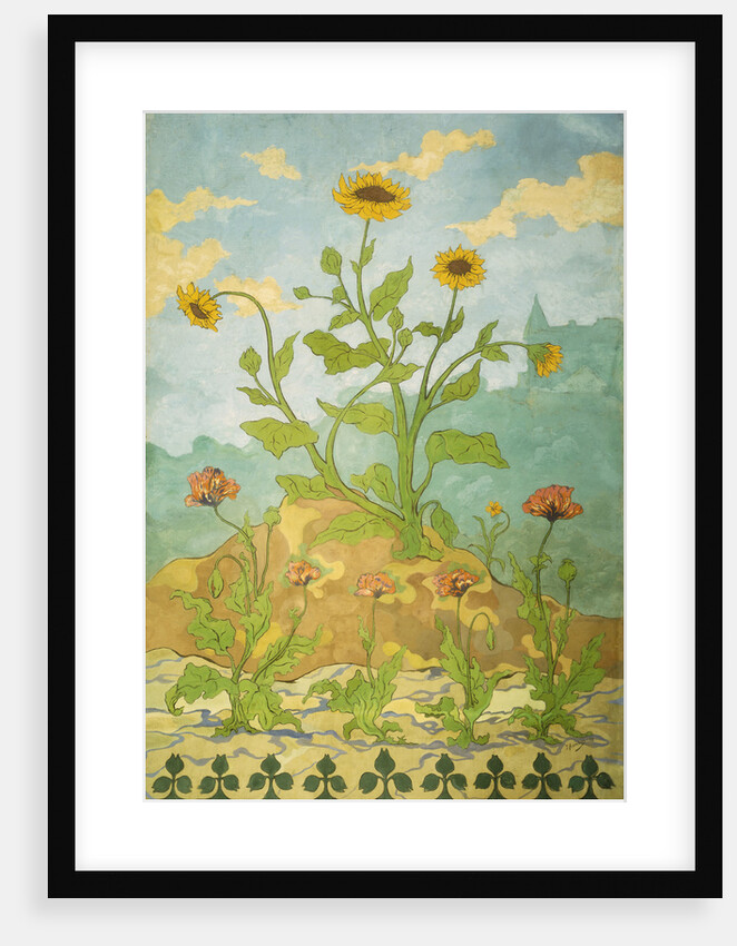 Sunflowers and Poppies by Paul Ranson