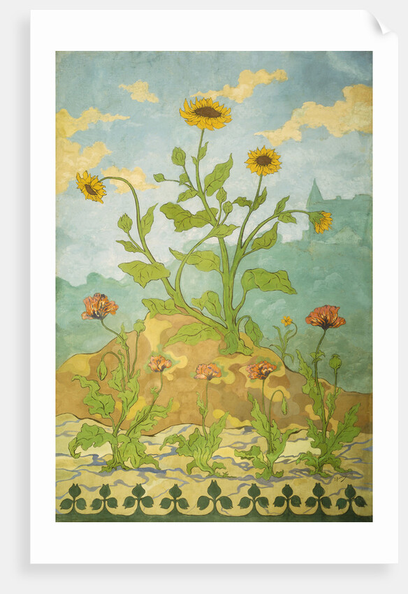 Sunflowers and Poppies by Paul Ranson