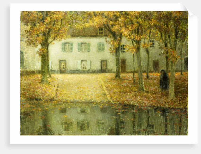 Little Place on the Banks of the Eau at Chartres by Henri Le Sidaner
