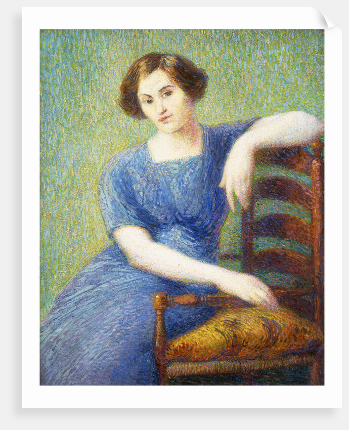 Woman with a Chair by Hippolyte Petitjean