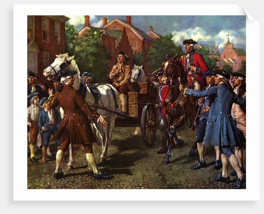 British Confiscation of Colonial Arms in 1775 by Anonymous
