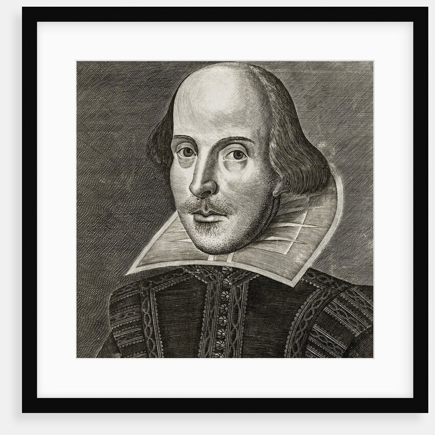 Portrait of William Shakespeare by Droeshout.