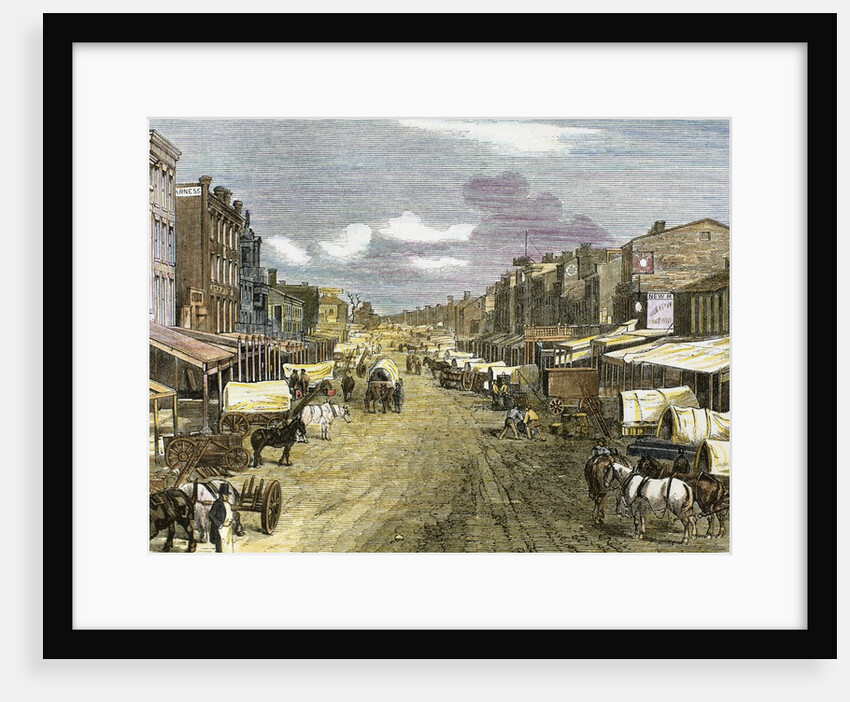 Saint Louis (Missouri) in 1850 by Anonymous