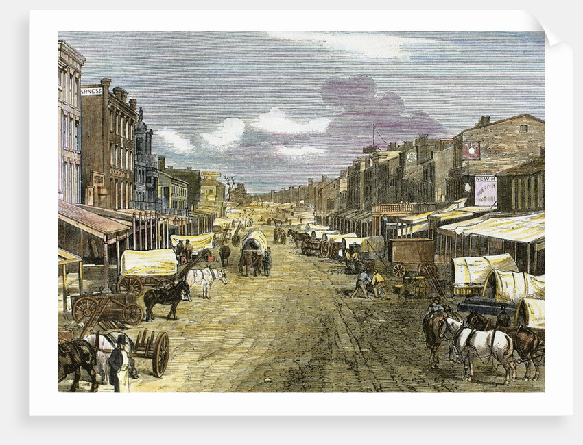Saint Louis (Missouri) in 1850 by Anonymous