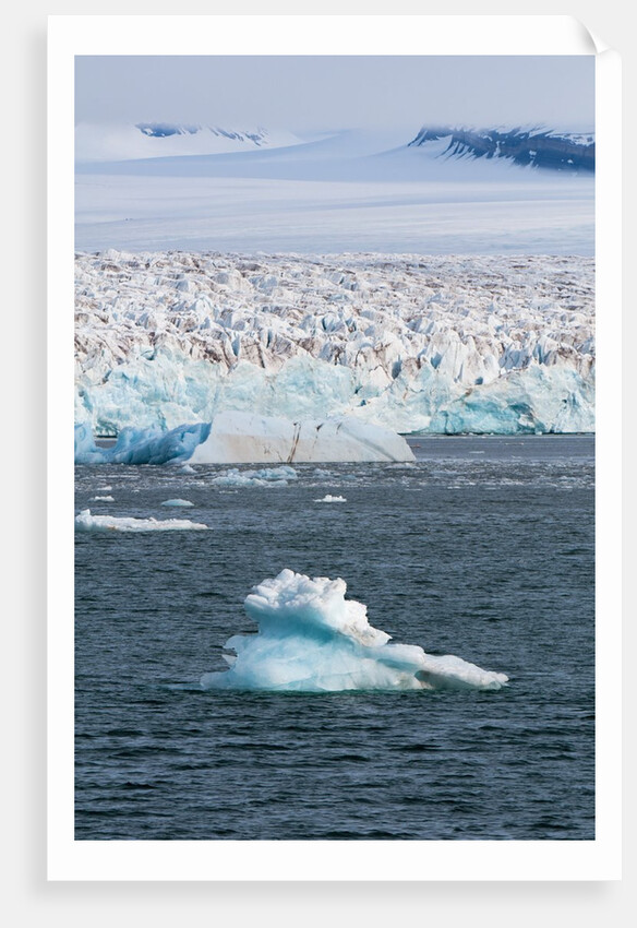 Glacier near Ny-Alesund, Spitzbergen by Anonymous
