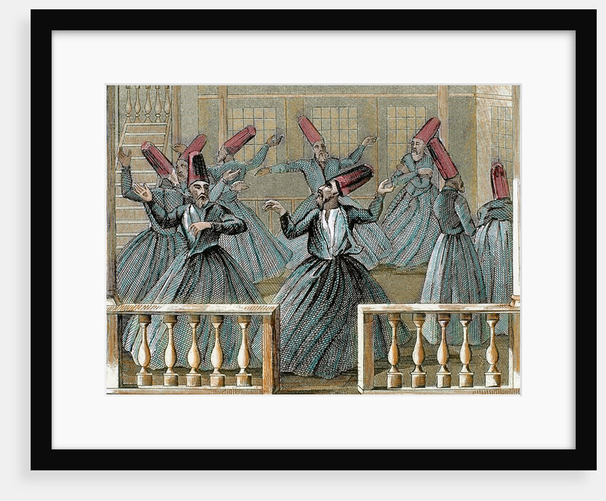 Dance of the Sufi dervishes by Anonymous