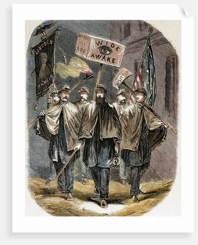 Supporters of Abraham Lincoln, candidate of the Republican Party by Anonymous