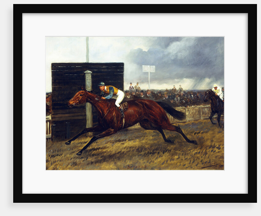The Jockey Club Stakes, October 1st, 1903: 'sceptre' beating 'Rocksand' by Four Lengths by Geoffrey Douglas Giles