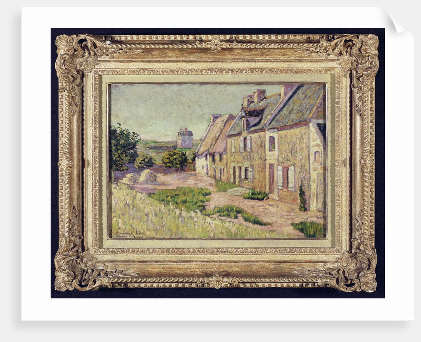 Saint-Briac, cour a la Ville Hue by Paul Signac