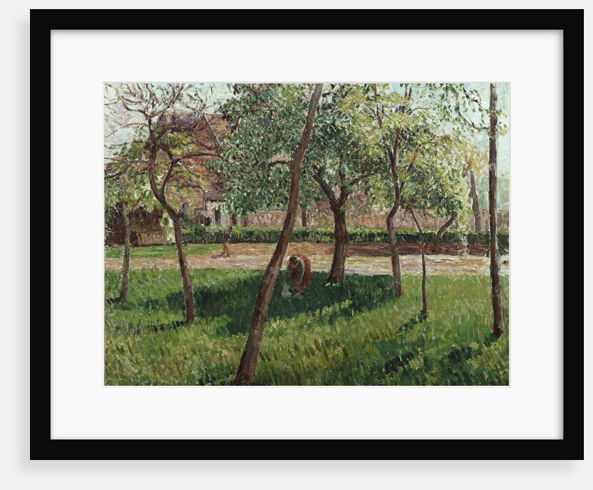 The Enclosure at Eragny by Camillle Pissarro
