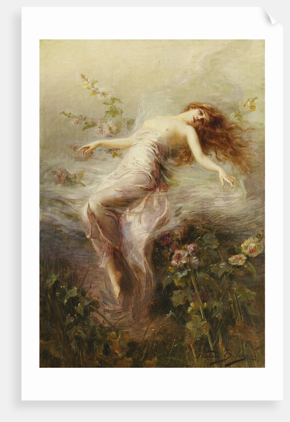 A Nymph by Edouard Bisson