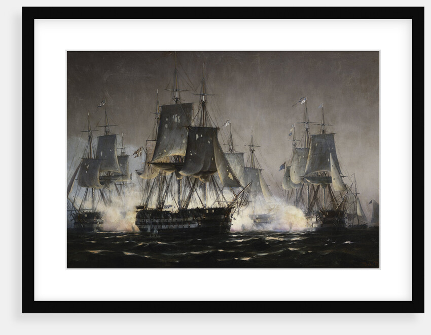 The Battle of Sjaellands Odde, 1808 by Johan Jens Neumann