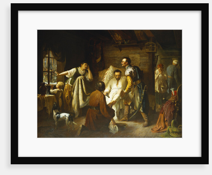 The denouncement of two noblemen belonging to the Confederation of Bar seeking refuge during their resistance to Kathrine II's invasion of Poland by Anton Kozakiewicz